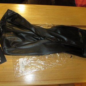 Black high waist leggings 10 FAUX Leather from "pretty little things"